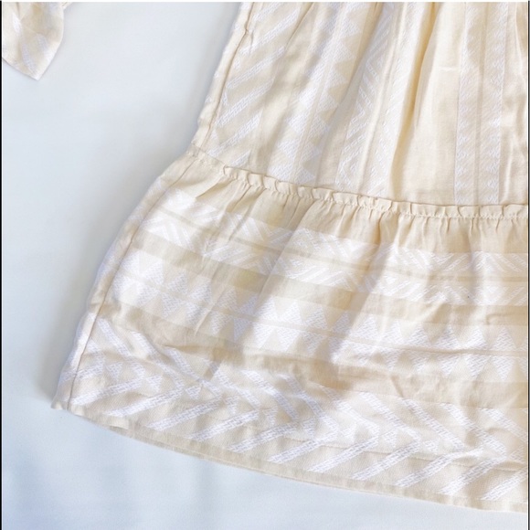 Anthropologie Maeve Dominique Boho Tunic Dress in Beige- Size Small - Picture 9 of 14